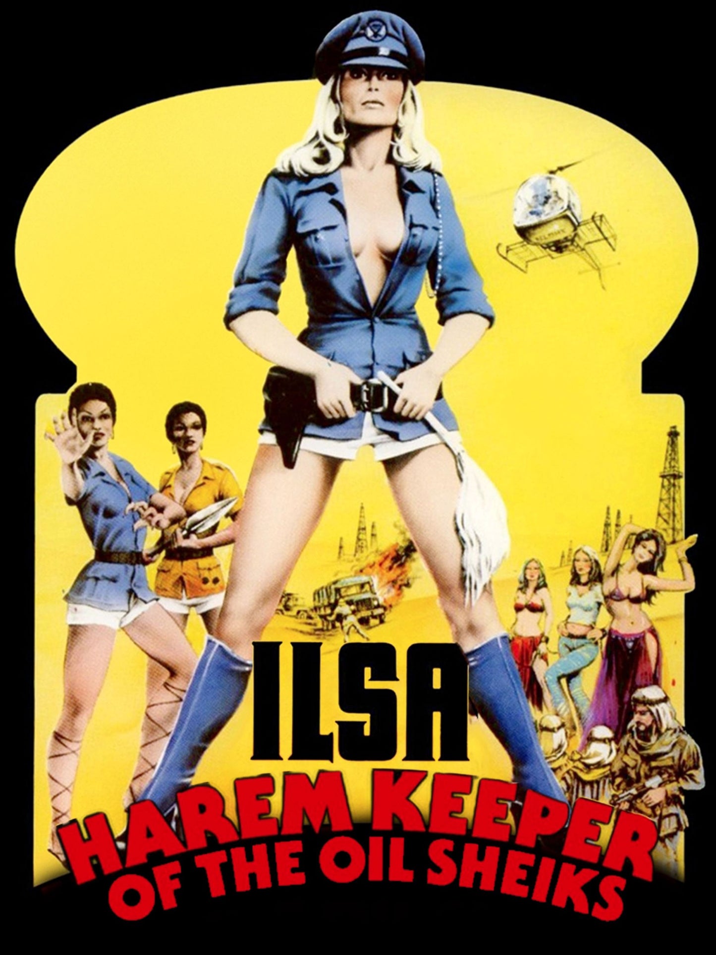 ILSA HAREM KEEPER OF THE OIL SHEIKS (1976) (18) Dyanne Thorne,Max Thayer,Jerry Delony,Uschi Digard,Colleen Brennan - Public Domain DVD NO CASE