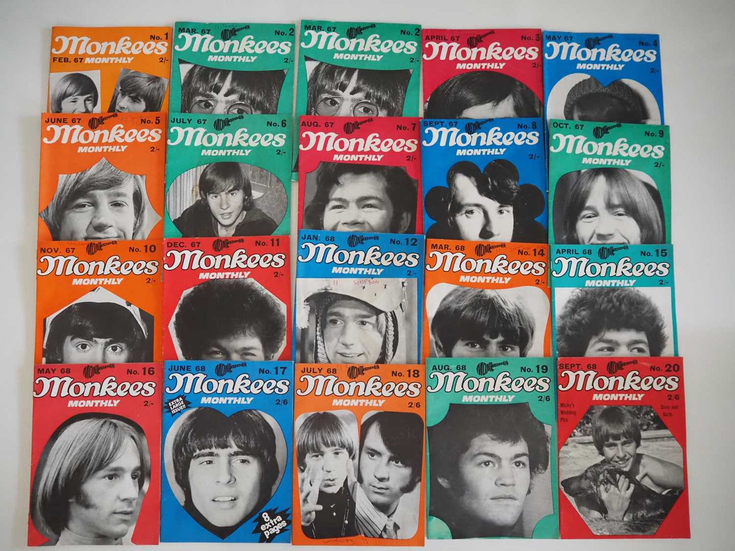 THE MONKEES COMPLETE TV SERIES + MONKEES MONTHLY MAG (USB) David Jones,Micky Dolenz,Michael Nesmith,Peter Tork - USB COLLECTION