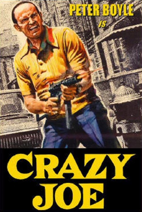 CRAZY JOE (1974) Peter Boyle,Paula Prentiss,Fred Williamson - Public Domain DVD NO CASE