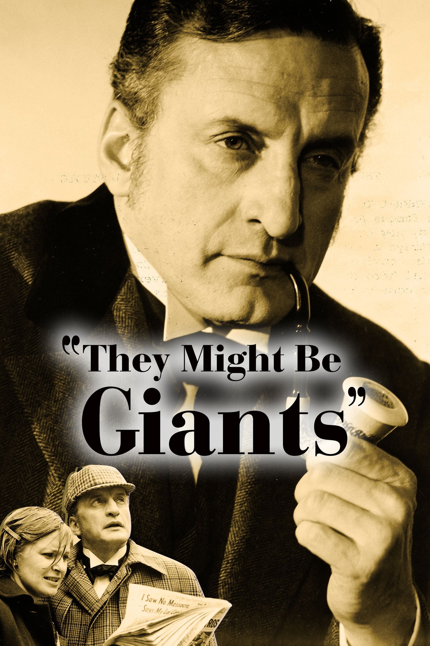 THEY MIGHT BE GIANTS (1971) George C. Scott,Joanne Woodward,Jack Gilford,Lester Rawlins,Al Lewis,Rue McClanahan - PUBLIC DOMAIN DVD ONLY NO CASE