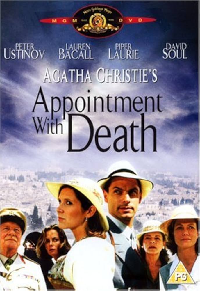 APPOINMENT WITH DEATH (1988) Peter Ustinov,Lauren Bacall,Carrie Fisher,John Gielgud,Piper Laurie,Hayley Mills,Jenny Seagrove,David Soul - DVD NO CASE