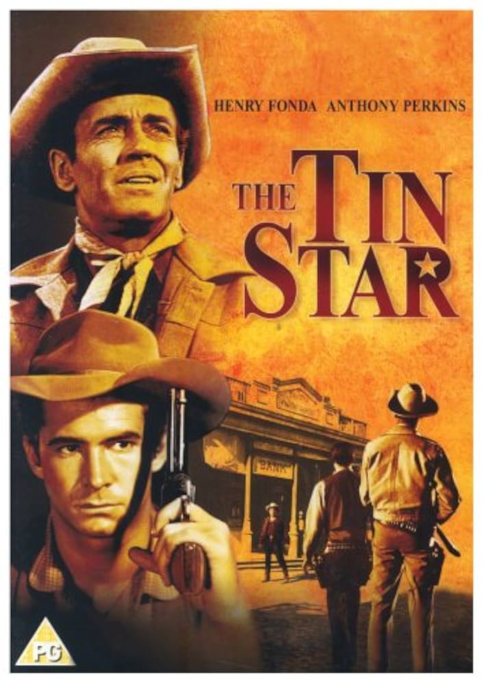 TIN STAR (1957) Henry Fonda,Anthony Perkins - Public Domain DVD NO CASE