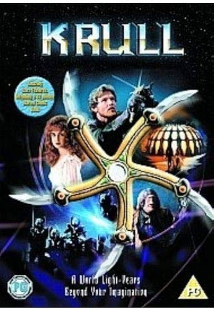KRULL (1983) Ken Marshall,Lysette Anthony,Freddie Jones,Francesca Annis - Public Domain DVD NO CASE RARE !
