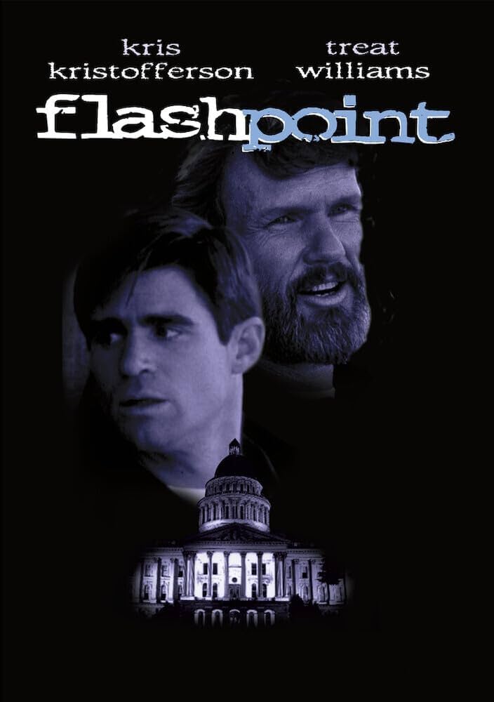 FLASHPOINT (1984) Kris Kristofferson,Treat Williams,Rip Torn,Tess Harper - Public Domain DVD NO CASE RARE !