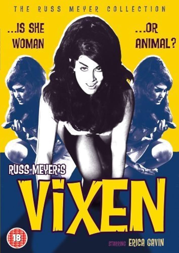 Vixen (1968) Erica Gavin,Garth Pillsbury,Harrison Page,Jon Evans,Vincene Wallace - Public Domain DVD NO CASE