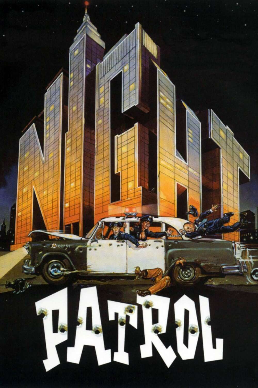 NIGHT PATROL (1984) Starring - Linda Blair,Pat Paulsen,Jaye P. Morgan,Billy Barty,Murray Langston - VERY RARE DELETED DVD NO CASE