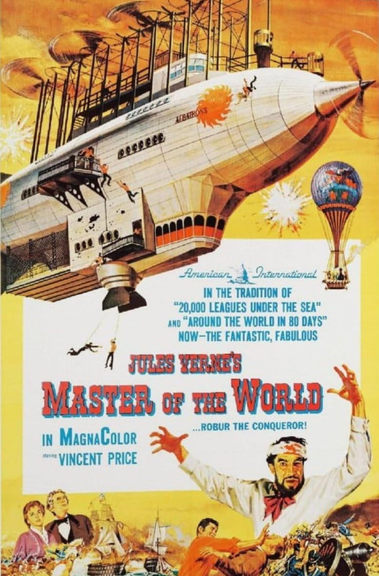 MASTER OF THE WORLD (1961) Charles Bronson, Vincent Price, David Frankham, Mary Webster, Henry Hull - RARE DELETED DVD NO CASE