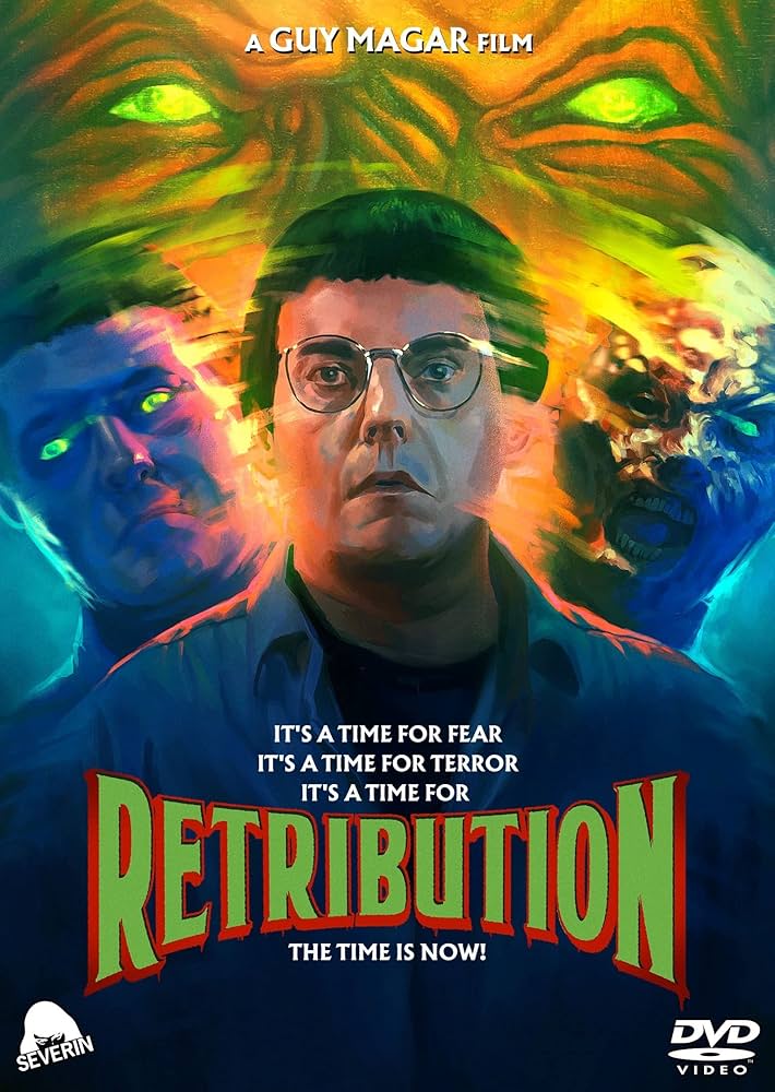 RETRIBUTION (1987) Dennis Lipscomb,Leslie Wing,Hoyt Axton,Suzanne Snyder - Public Domain DVD NO CASE RARE !