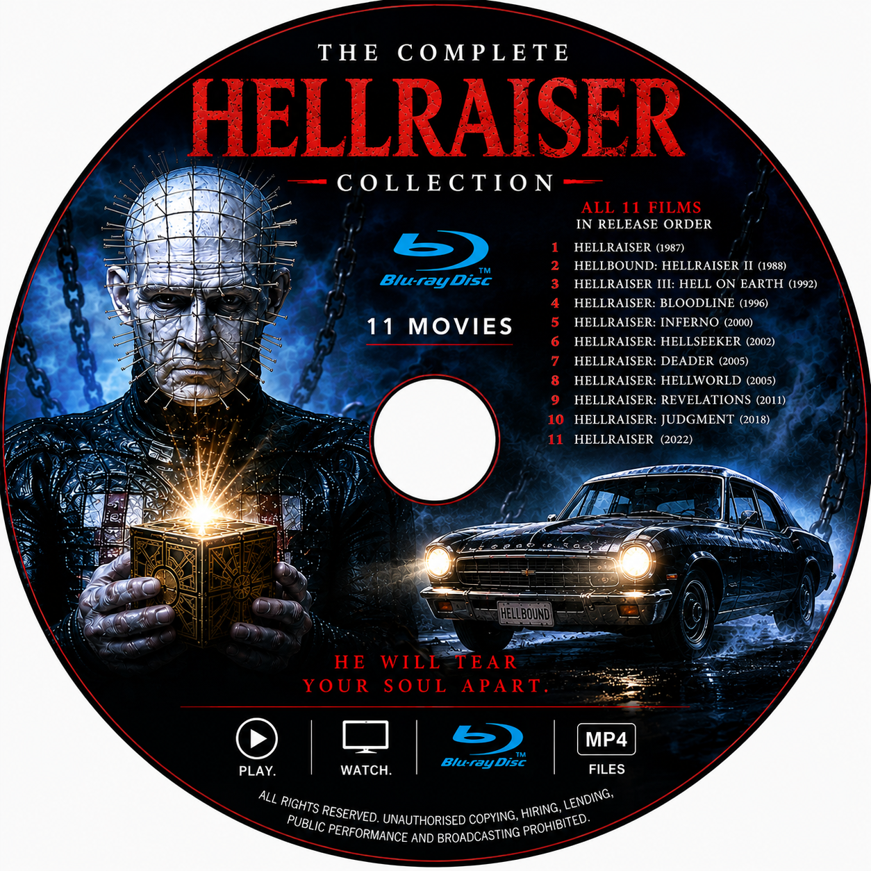 HELLRAISER — 11 MOVIE COLLECTION ON BLU-RAY