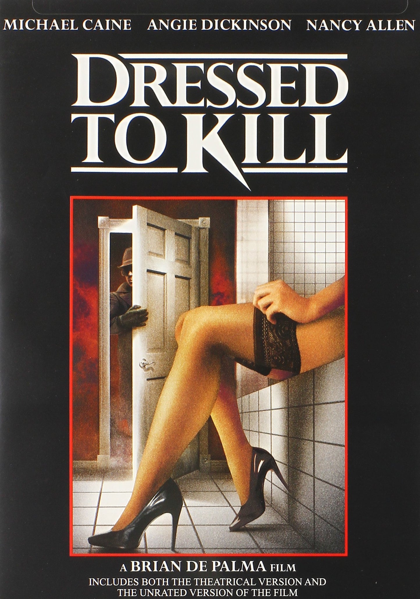 DRESSED TO KILL (1980) Michael Caine,Angie Dickinson,Nancy Allen - Public Domain DVD NO CASE RARE !