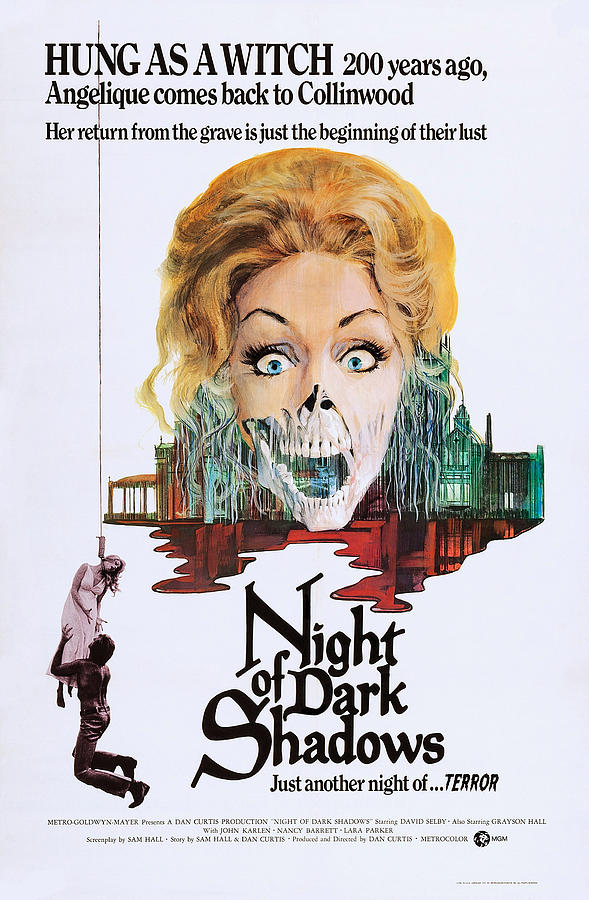 NIGHT OF THE DARK SHADOWS (1971) David Selby,Grayson Hall,John Karlen,Nancy Barrett,Lara Parker,James Storm - Public Domain DVD NO CASE