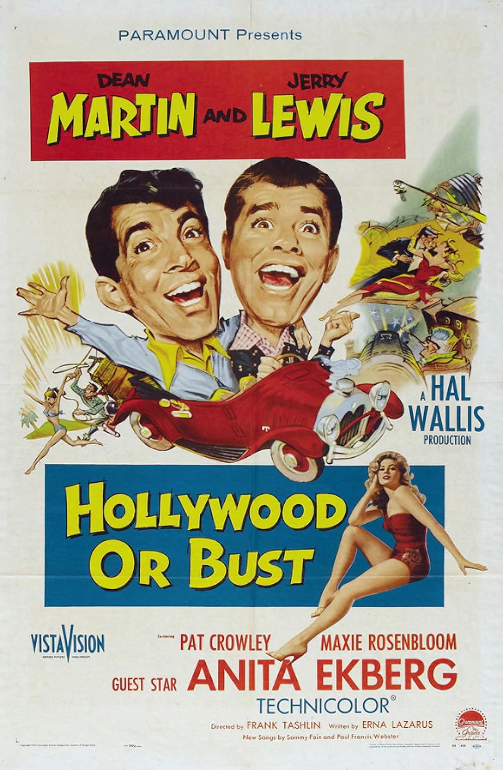 HOLLYWOOD BUST (1956) Jerry Lewis, Janet Leigh - Public Domain Movie DVD NO CASE