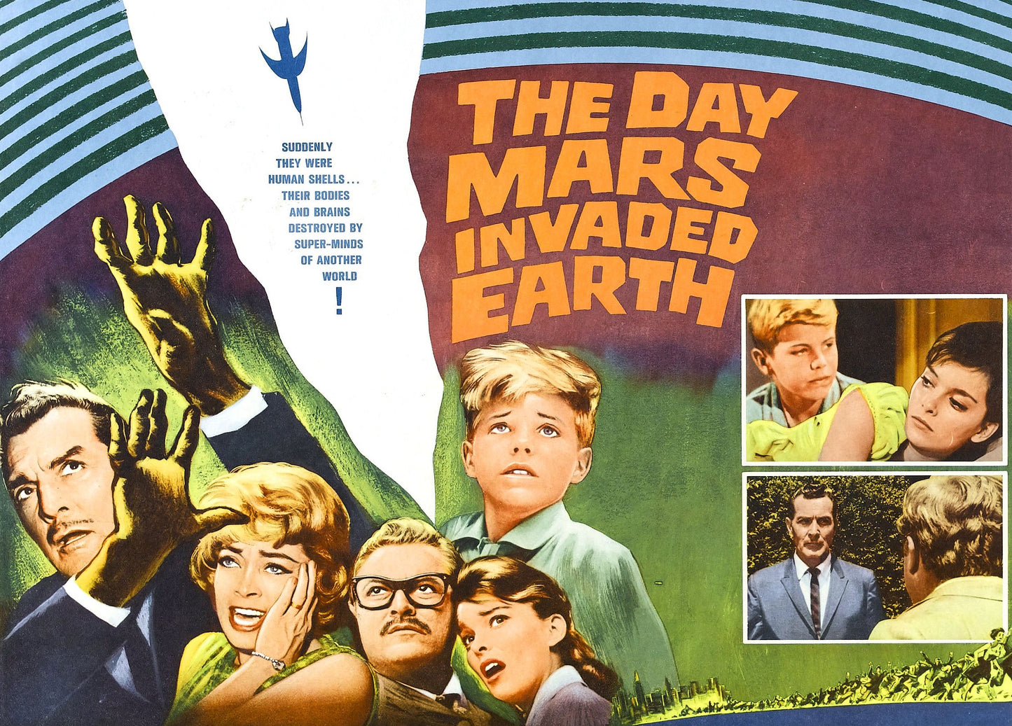 THE DAY MARS INVADED EARTH (1962) Kent Taylor,Marie Windsor,William Mims - Public Domain DVD NO CASE RARE !