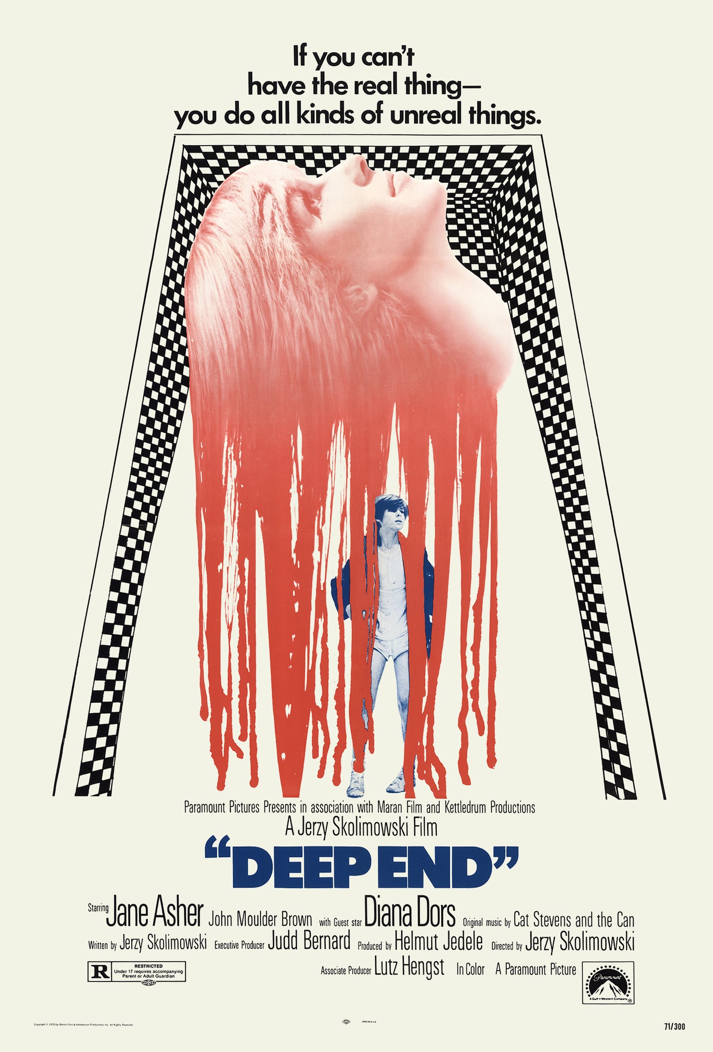 "DEEP END" (1970) Diana Dors,Jane Asher,John Moulder Brown - Public Domain DVD NO CASE