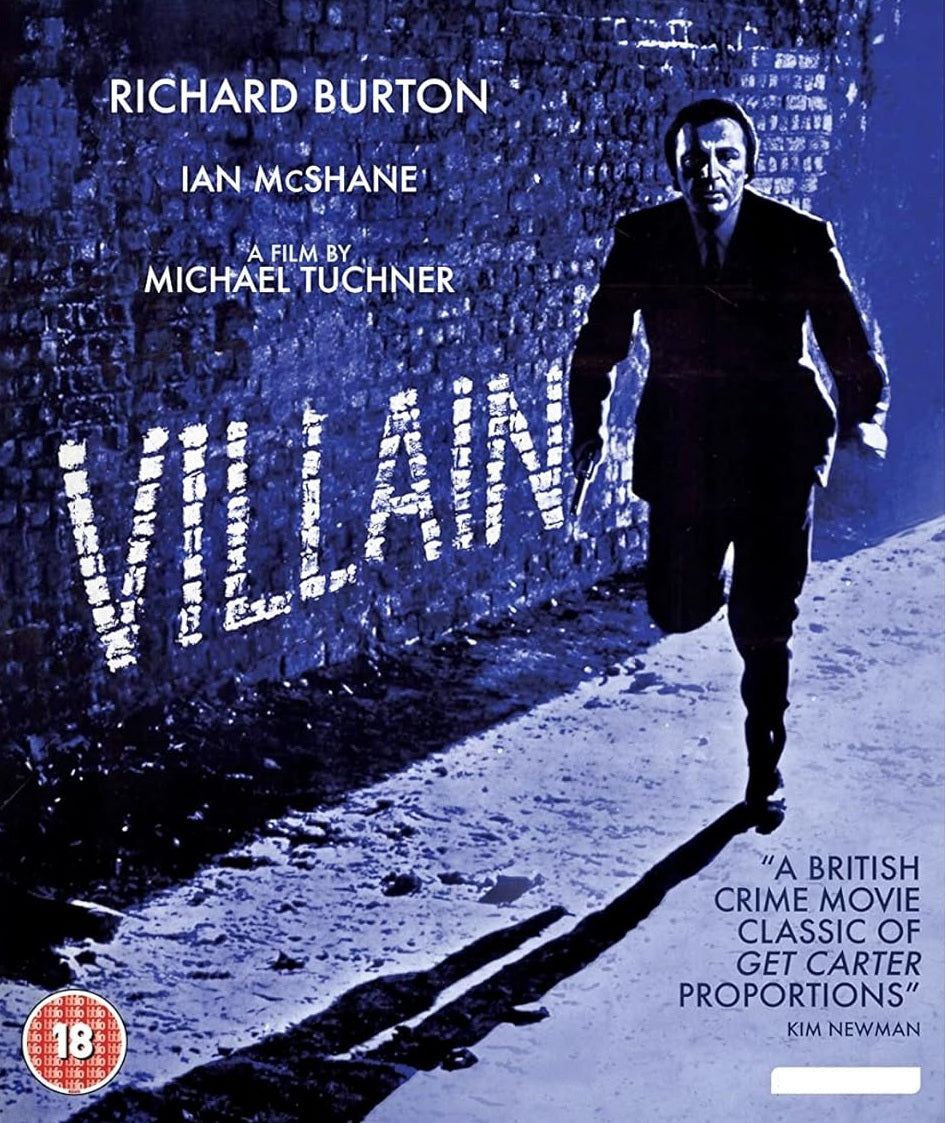 VILLIAN (1971) Richard Burton,Ian McShane,Nigel Davenport,Donald Sinden - Public Domain DVD NO CASE RARE !