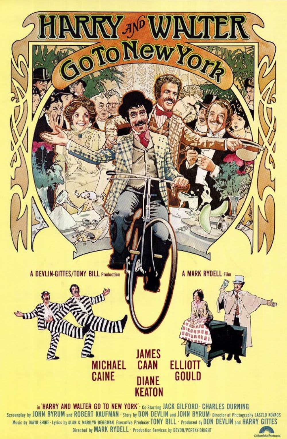 HARRY AND WALTER GO TO NEW YORK (1976) James Caan,Michael Caine,Elliott Gould,Diane Keaton,Jack Gilford,Charles Durning - PUBLIC DOMAIN DVD ONLY NO CASE