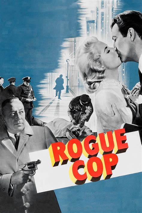 ROGUE COP (1954) Robert Taylor,Janet Leigh,George Raft - Public Domain DVD NO CASE RARE !
