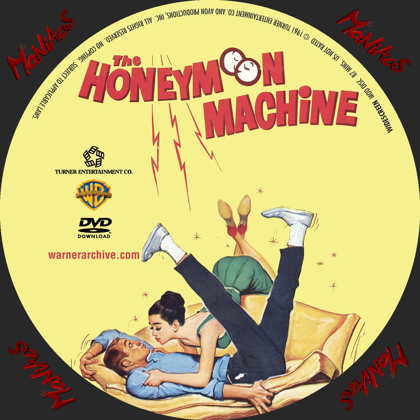 THE HONEYMOON MACHNE (1961) Steve McQueen,Brigid Bazlen,Jim Hutton,Paula Prentiss - RARE DVD ONLY NO CASE