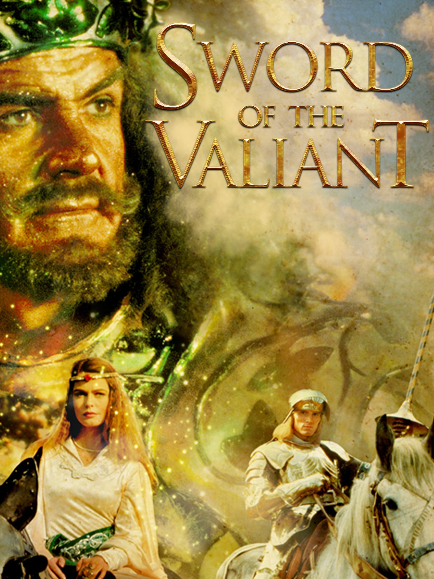 SWORD OF THE VALIANT (1984) Sean Connery,Miles O'Keeffe,Cyrielle Clair,Trevor Howard,Peter Cushing - Public Domain DVD NO CASE