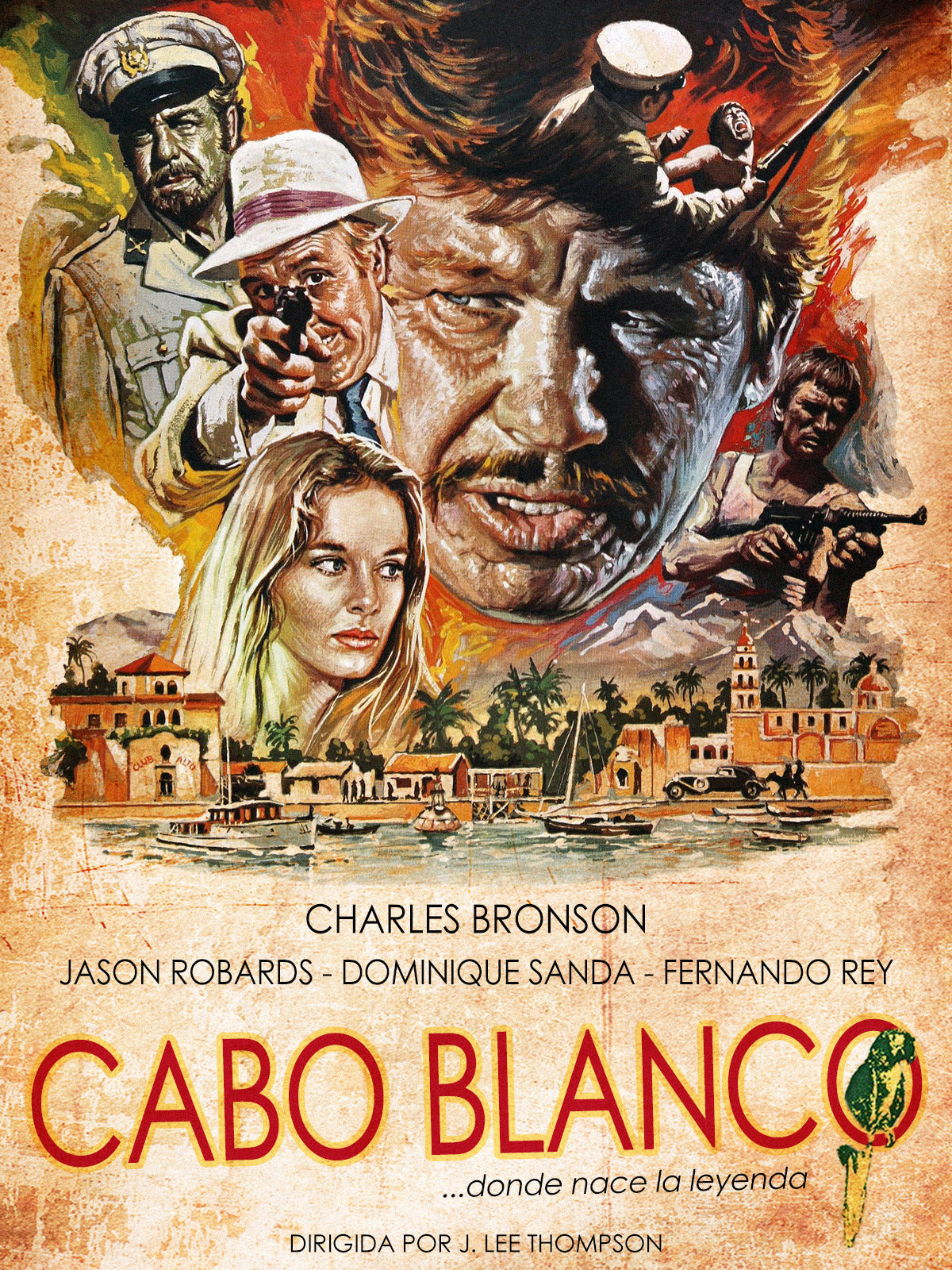 CABO BLANCO (1980) Starring - Charles Bronson,Jason Robards,Dominique Sanda,Fernando Rey,Simon MacCorkindale - RARE DELETED DVD NO CASE