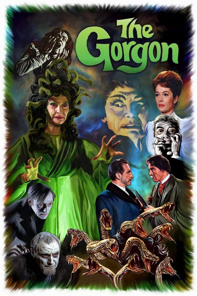 THE GORGON (1964) Peter Cushing,Christopher Lee,Richard Pasco,Barbara Shelley,Michael Goodliffe - PUBLIC DOMAIN DVD ONLY NO CASE