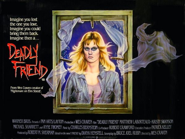DEADLY FRIEND (1986) Matthew Laborteaux,Kristy Swanson,Michael Sharrett,Anne Twomey - PUBLIC DOMAIN DVD ONLY NO CASE