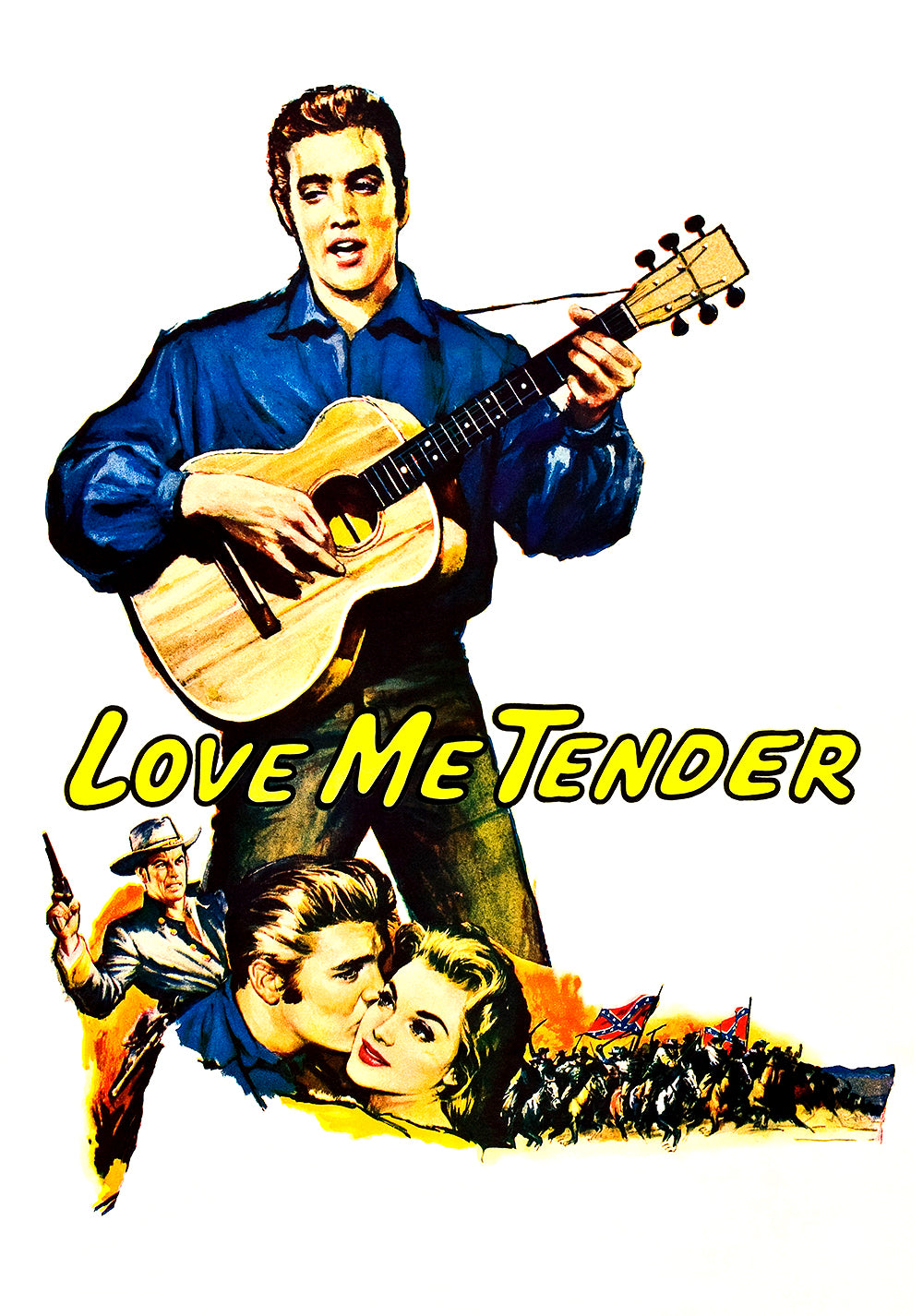 LOVE ME TENDER (1956) Starring - Richard Egan,Debra Paget,Elvis Presley - Public Domain Movie DVD NO CASE