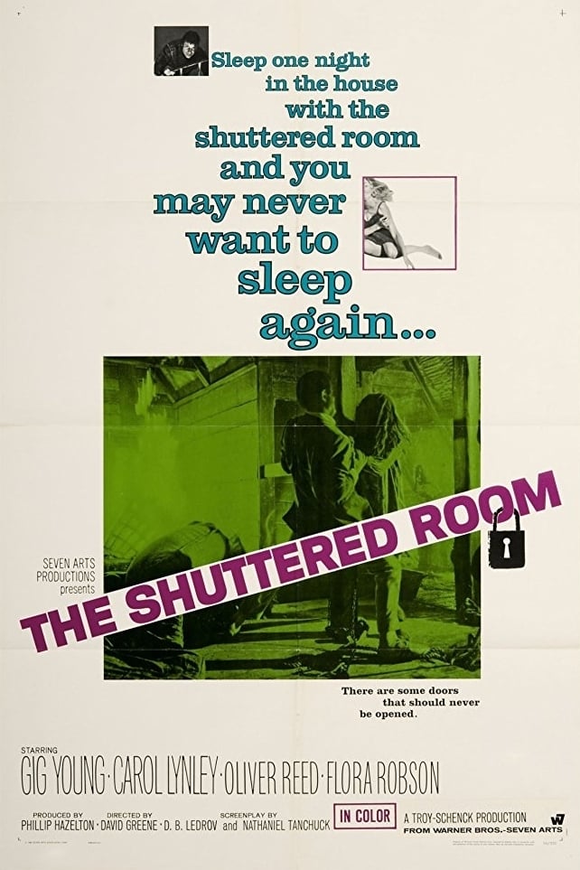 THE SHUTTERED ROOM (1967) Gig Young,Carol Lynley - Public Domain DVD NO CASE RARE !