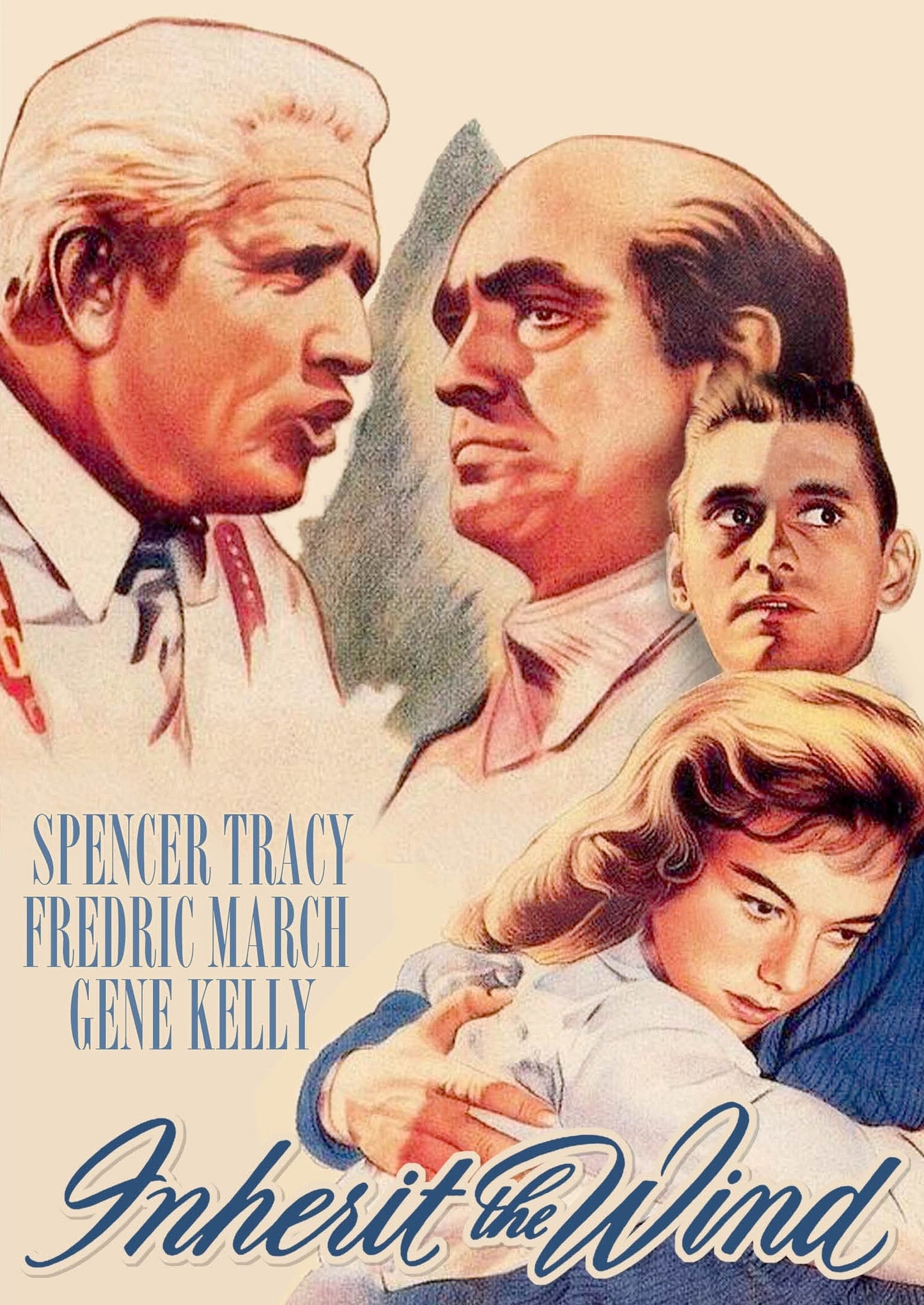 INHERIT THE WIND (1960) Spencer Tracy,Fredric March,Gene Kelly,Dick York,Donna Anderson,Harry Morgan - Public Domain DVD NO CASE RARE !