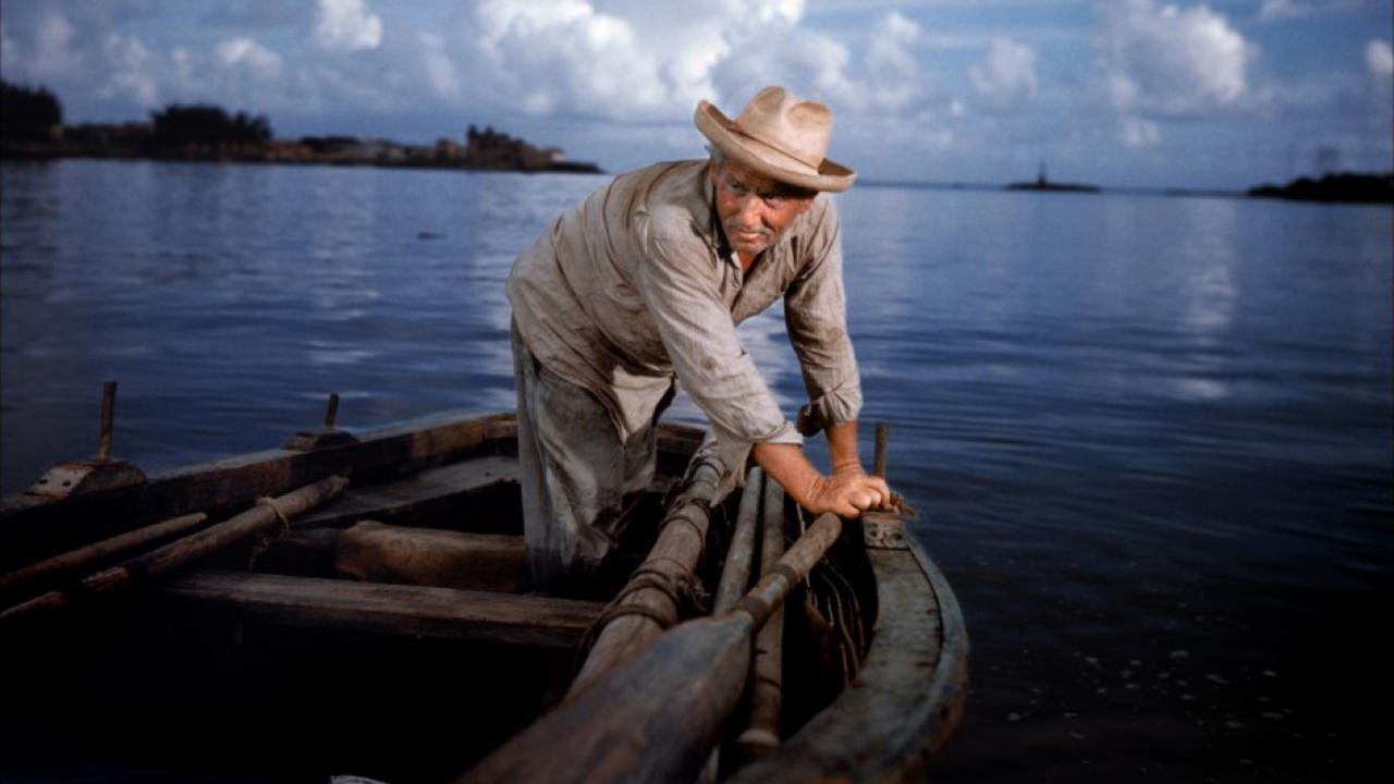 THE OLD MAN AND THE SEA (1958) Spencer Tracy, Don Diamond, Don Blackman, Felipe Pazos, Harry Bellaver - Public Domain DVD NO CASE