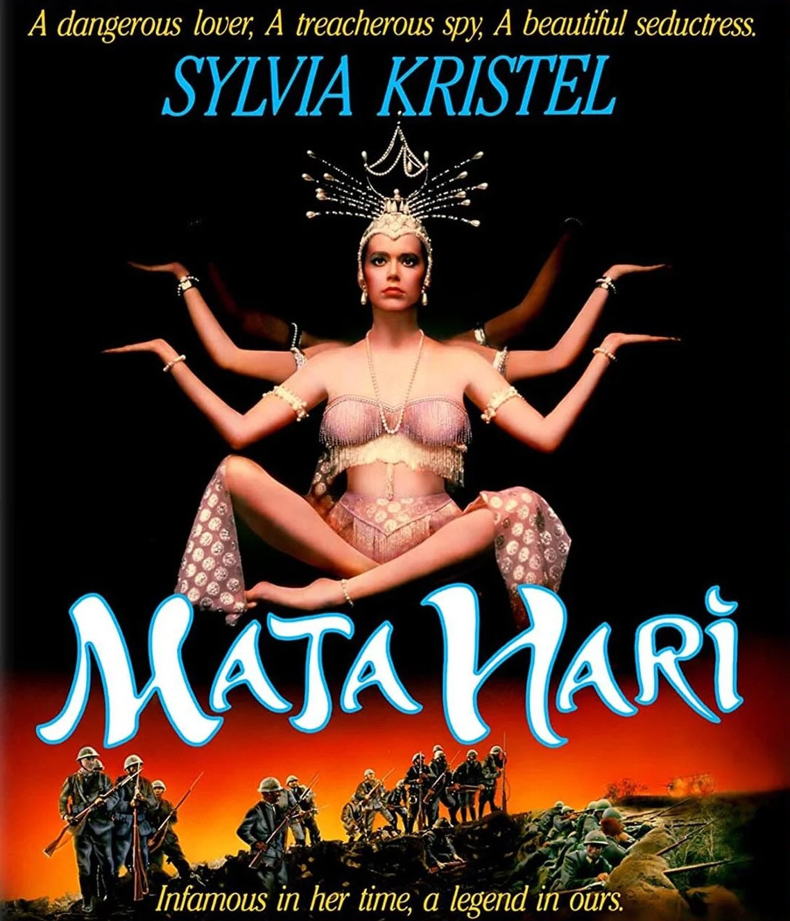 MATA HARI (1985) Sylvia Kristel,Oliver Tobias,Christopher Cazenove - VERY RARE DELETED TITLE ! - Public Domain DVD NO CASE