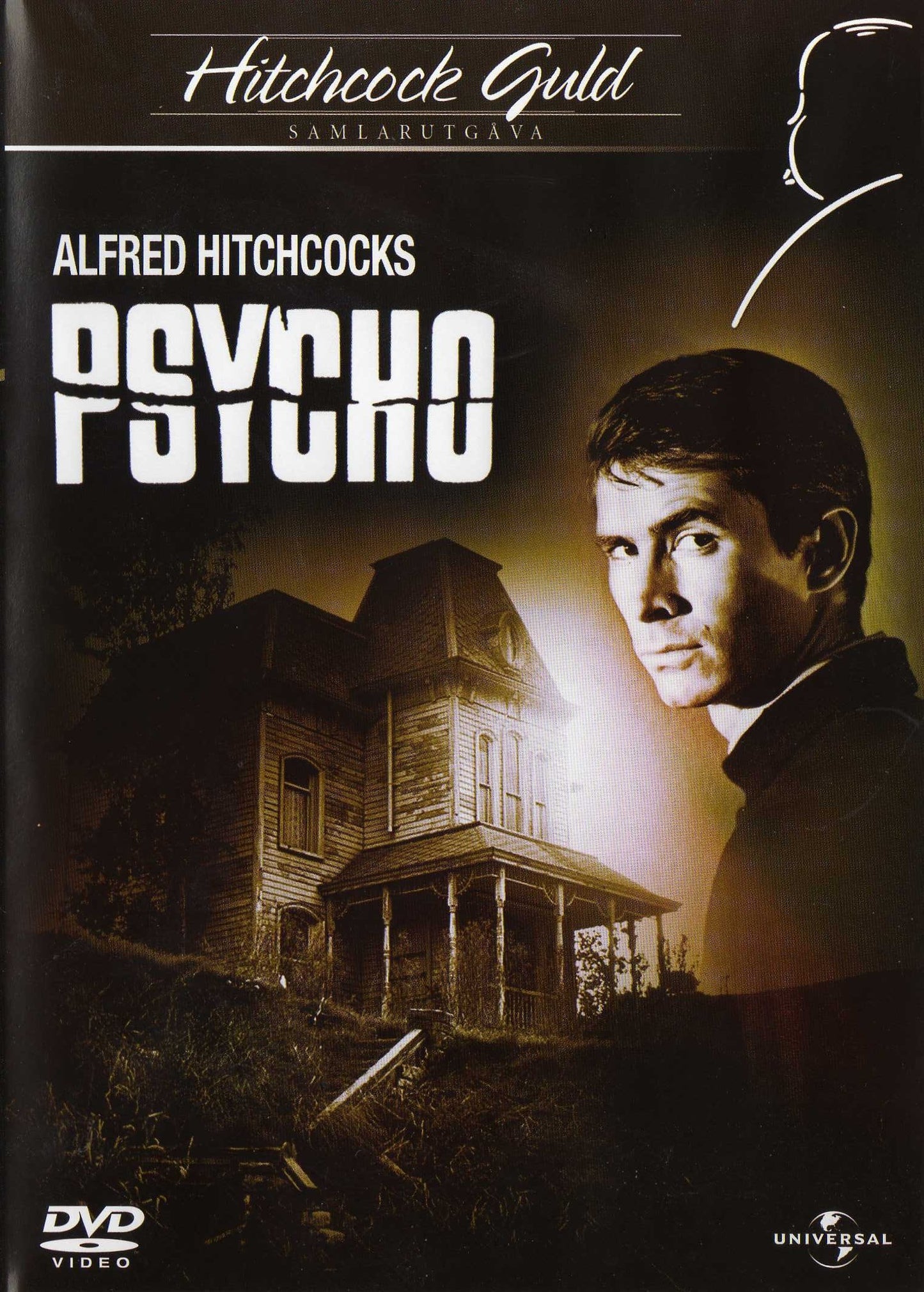 PYSCHO (1960) Anthony Perkins,Vera Miles,John Gavin,Martin Balsam,John McIntire,Janet Leigh - Public Domain DVD NO CASE RARE !
