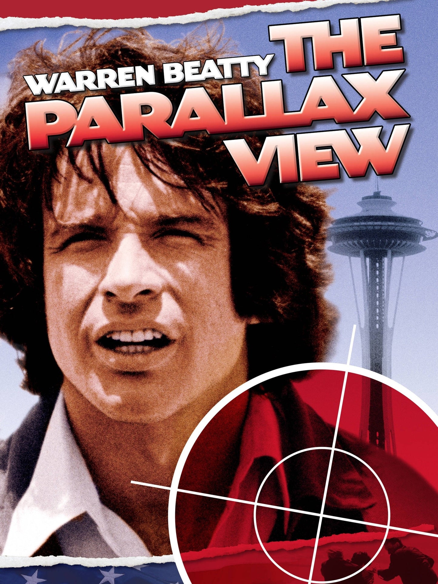 THE PARALLAX VIEW (1974) Warren Beatty,Hume Cronyn,William Daniels,Paula Prentiss - PUBLIC DOMAIN DVD ONLY NO CASE