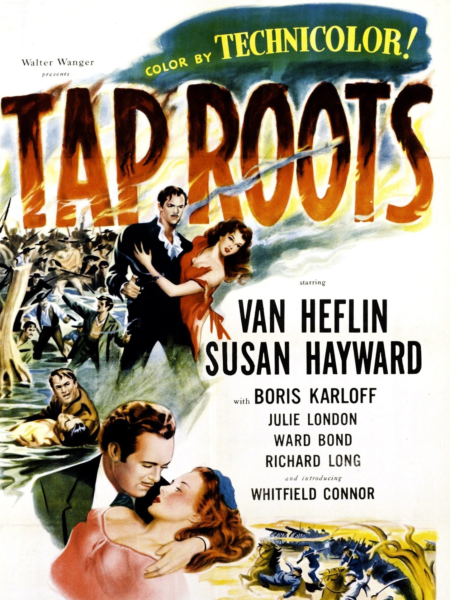 TAP ROOTS (1948) Starring - Van Heflin,Susan Hayward,Boris Karloff,Julie London - PUBLIC DOMAIN DVD NO CASE