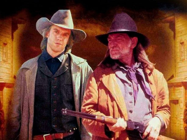 ONCE UPON A TEXAS TRAIN (1988) Willie Nelson,Richard Widmark,Shaun Cassidy,Chuck Connors,Ken Curtis - Public Domain DVD NO CASE RARE !