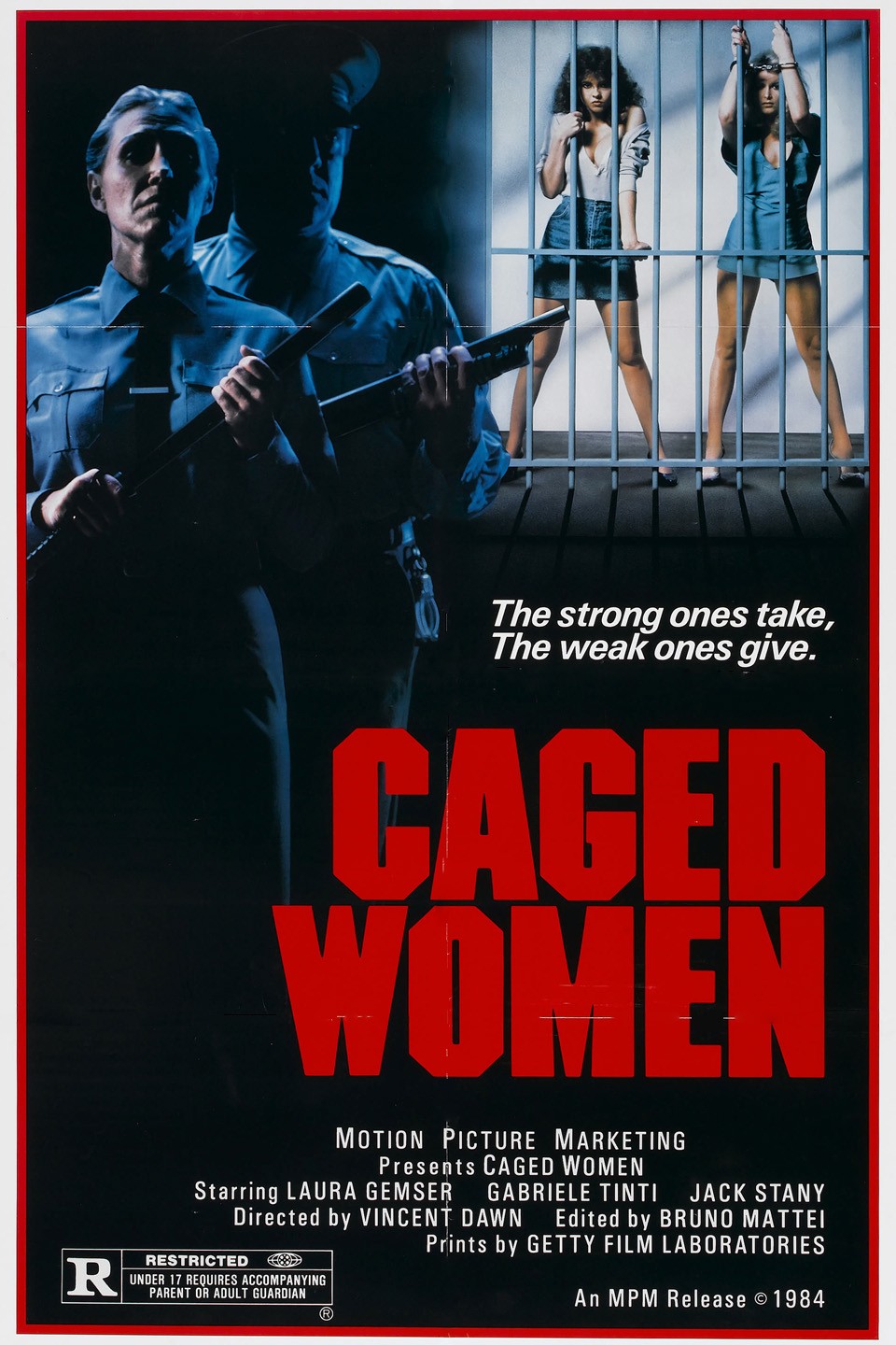 CAGED WOMEN (1982) Laura Gemser, Gabriele Tinti, Maria Romano - Public Domain DVD NO CASE