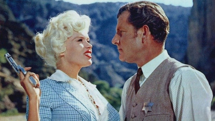 THE SHERIFF OF FRACTURED JAW (1958) Kenneth More,Jayne Mansfield,Henry Hull,Bruce Cabot - RARE DELETED DVD NO CASE