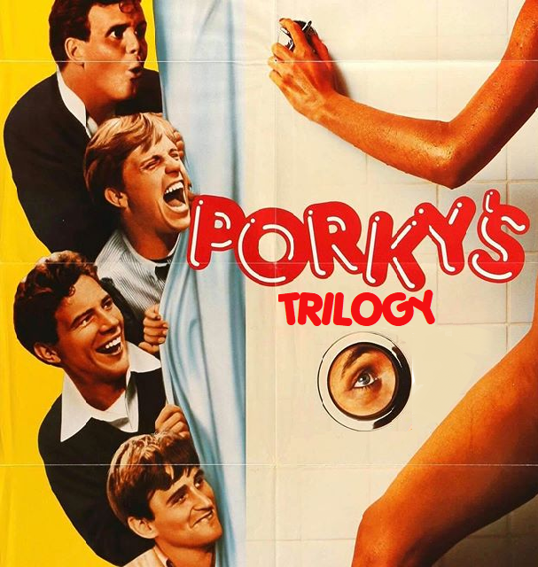 PORKY'S TRILOGY BLU-RAY (1981-1985) Dan Monahan,Wyatt Knight,Tony Ganios - VERY RARE DELETED TITLE ! - Public Domain BLU-RAY NO CASE