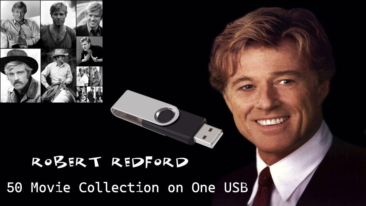 ROBERT REDFORD - 50 MOVIE COLLECTION ON ONE USB