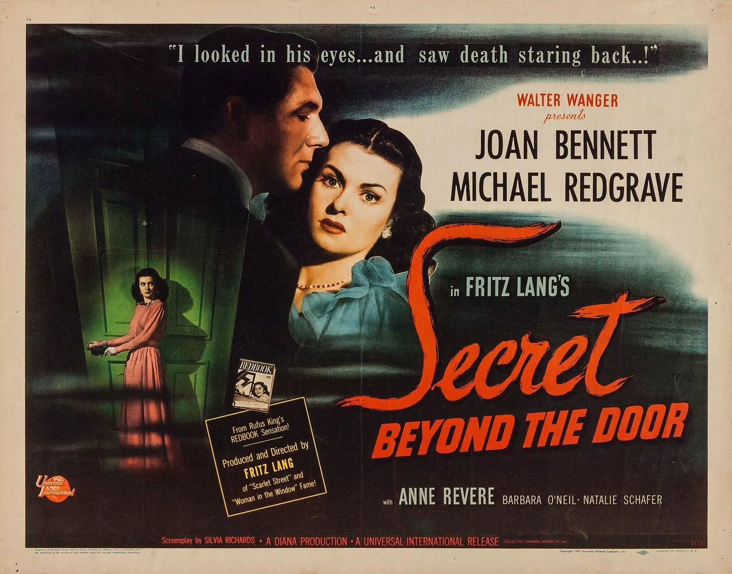 SECRET BEHIND THE DOOR (1947) Joan Bennett - Public Domain DVD NO CASE
