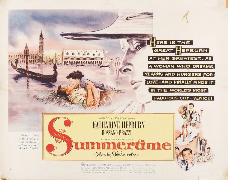 SUMMERTIME (1955) - Katherine Hepburn - Public Domain DVD NO CASE