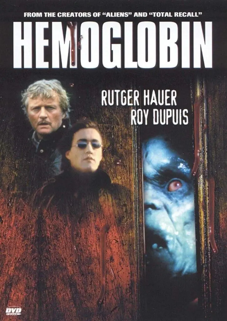 HEMOGLOBIN aka BLEEDERS (1997) Rutger Hauer, Public Domain DVD NO CASE