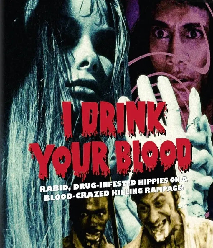 I DRINK YOUR BLOOD (1970) B MOVIE HORROR - Public Domain DVD NO CASE