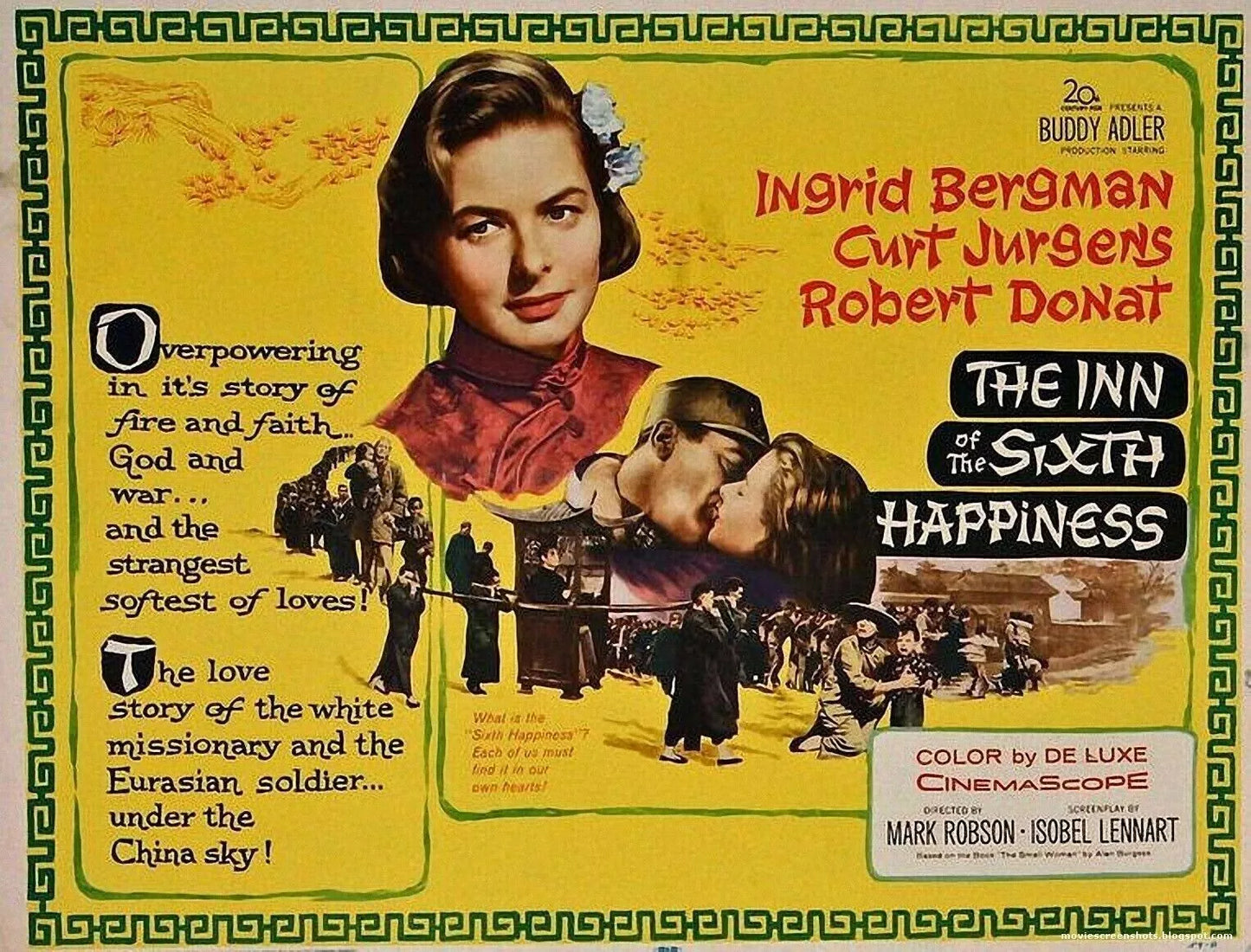 THE INN OF THE SIXTH HAPPINESS (1958) Ingrid Bergman, Curd Jürgens, - Public Domain DVD NO CASE