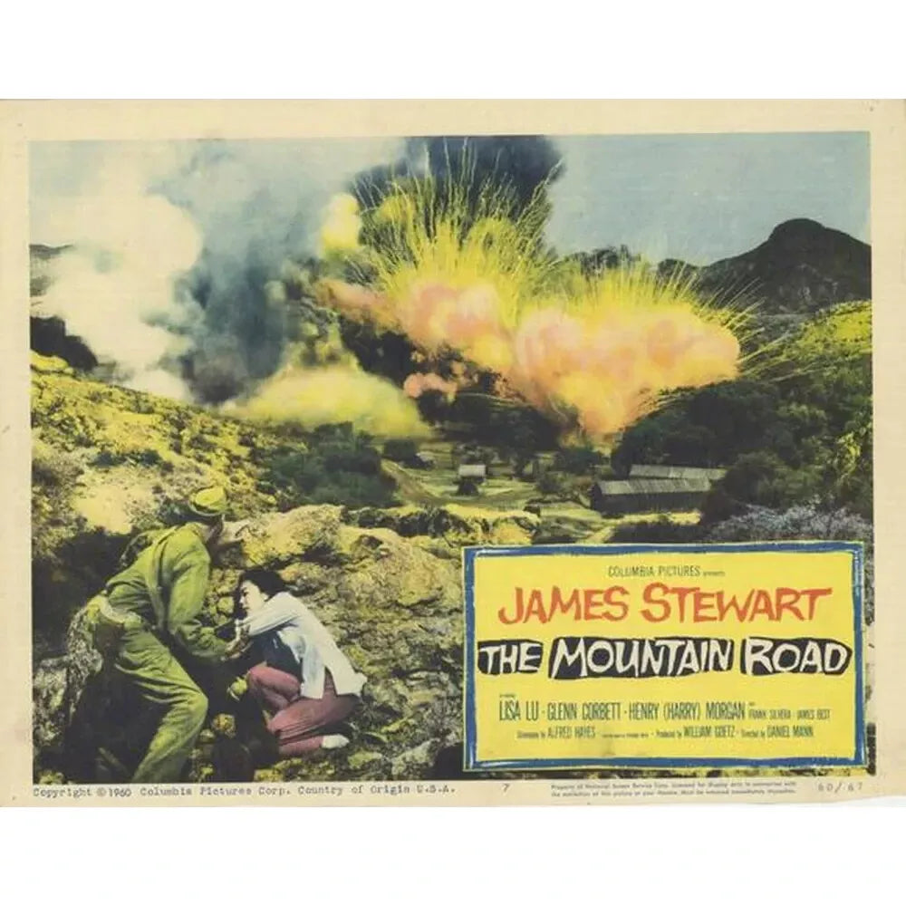 THE MOUNTAIN ROAD (1960) James Stewart - Public Domain DVD NO CASE