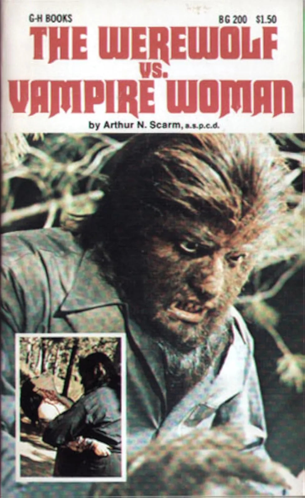 The Werewolf Versus The Vampire Woman (1971) DUBBED - Public Domain DVD NO CASE
