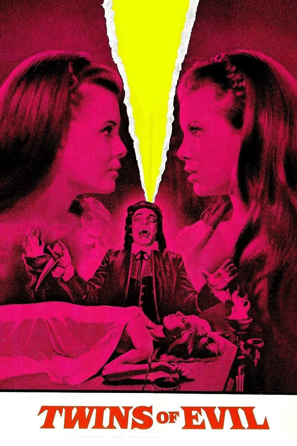 TWINS OF EVIL (1971) Peter Cushing ,Dennis Price - Public Domain DVD NO CASE