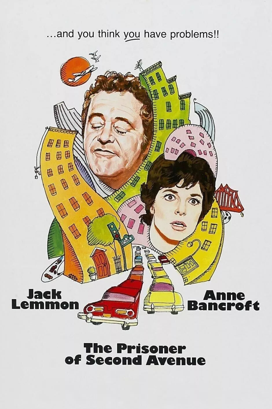 THE PRISONER OF SECOND AVENUE (1975) Jack Lemmon - Public Domain DVD NO CASE