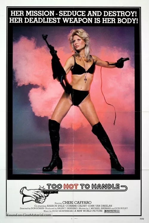 TOO HOT TOO HANDLE (1977) Cheri Caffaro - Public Domain DVD NO CASE