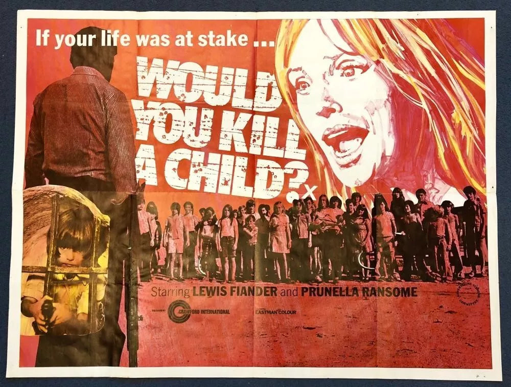 WHO CAN KILL A CHILD (1976) 70's CLASSIC HORROR - Public Domain DVD NO CASE